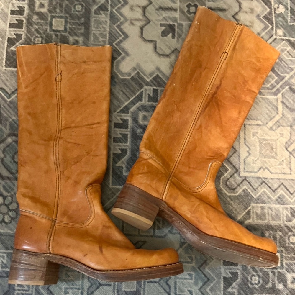 Black Label vintage 70s Frye Campus boots! Women’s 10-B